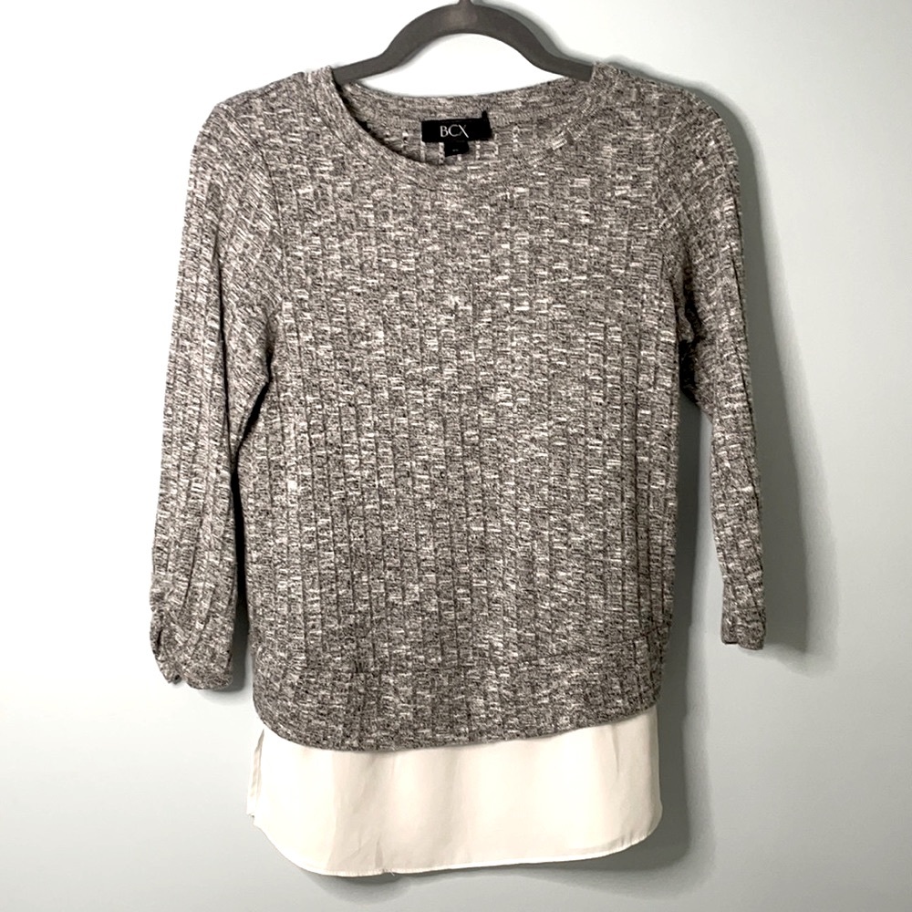 BCX Layered Crossback Top